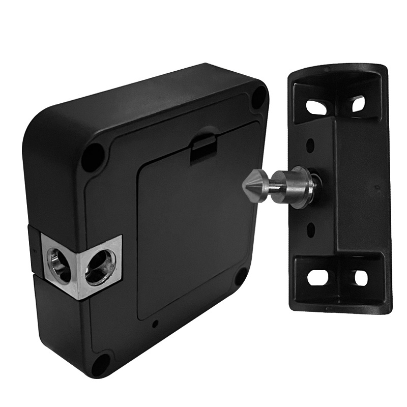 BT tuya hidden cabinet lock with lower power alarm and tag