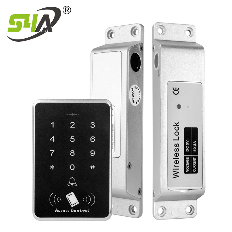 Building/Apartment Wireless Invisible Fingerprint Door Lock Electric RFID Digital Door Lock Kit for Door Entry