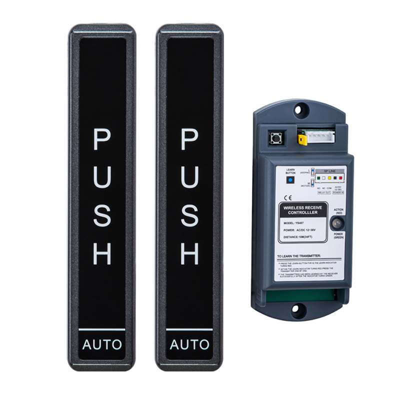 Wireless Hand Press Push Switch For Automatic Door Opener Systems