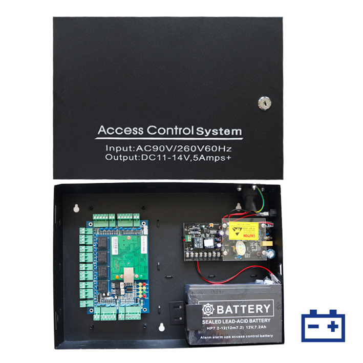 TCP IP single access control system door with power supply