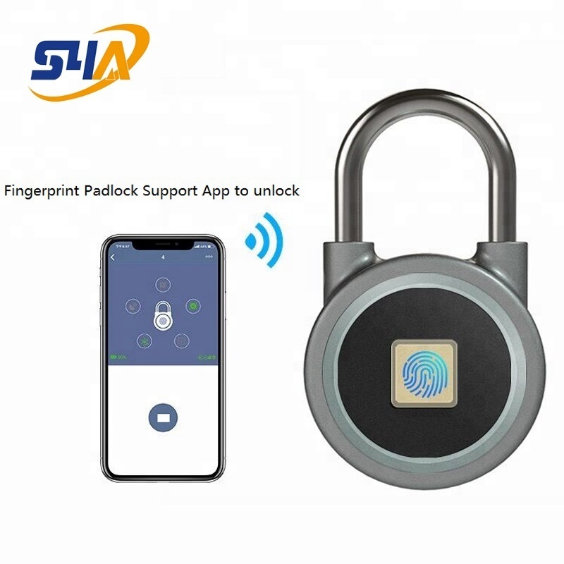 IP65 waterproof smart bluetooth and fingerprint padlock