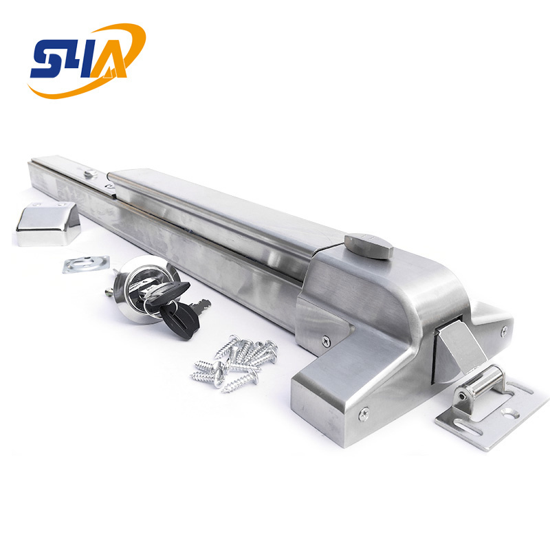 Door Push Bar Emergency Panic Exit Bar Handle Door Heaven And Earth Lock For Stainless Steel Fire Door