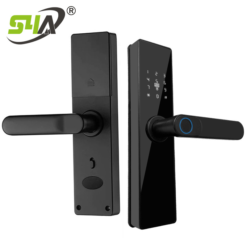 Fingerprint Smart Door Lock BLE Password Keyless Apartment Room Lock Tuya APP Digital Door Lock