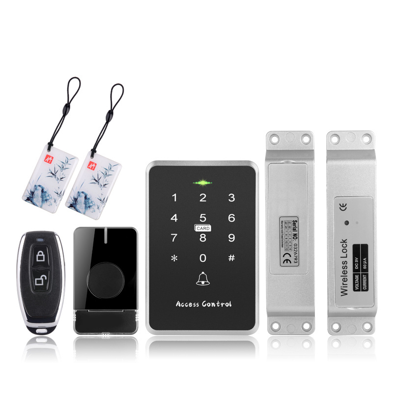 Building/Apartment Wireless Invisible Fingerprint Door Lock Electric RFID Digital Door Lock Kit for Door Entry