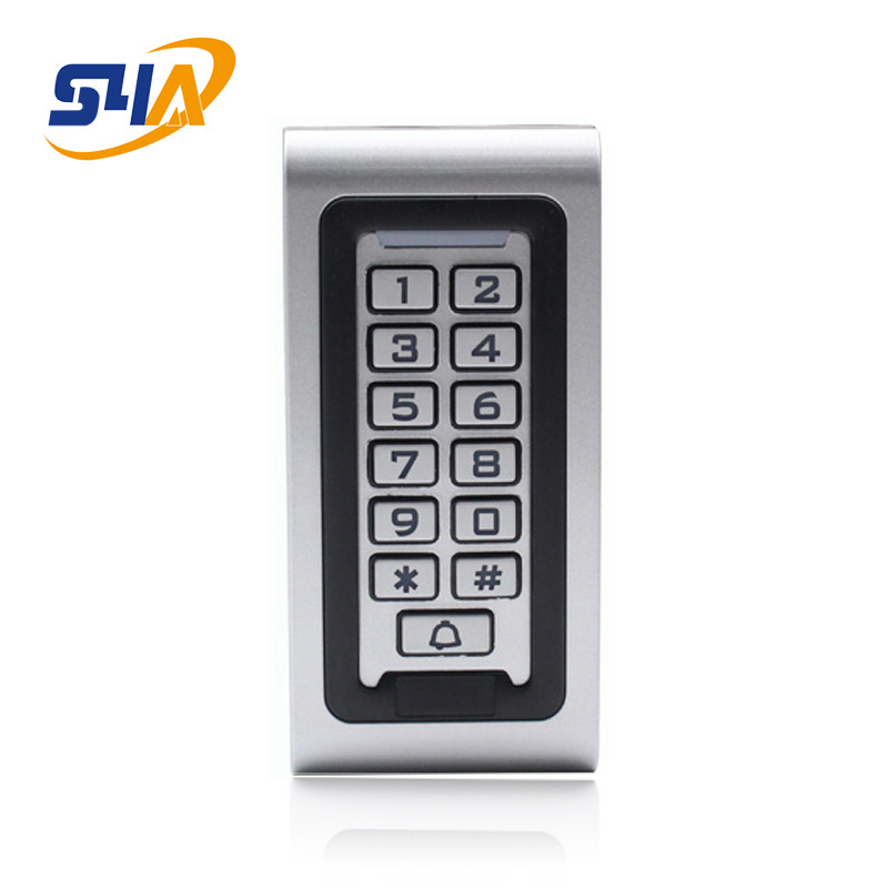 water proof rfid metal door access control system wiegand26 rfid card reader access control keypad