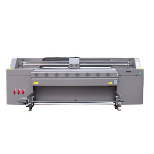 6ft Width Leather Glass Ceramic Carpet Printing Machine I3200 Printhead Varnish UV Hybrid Printer