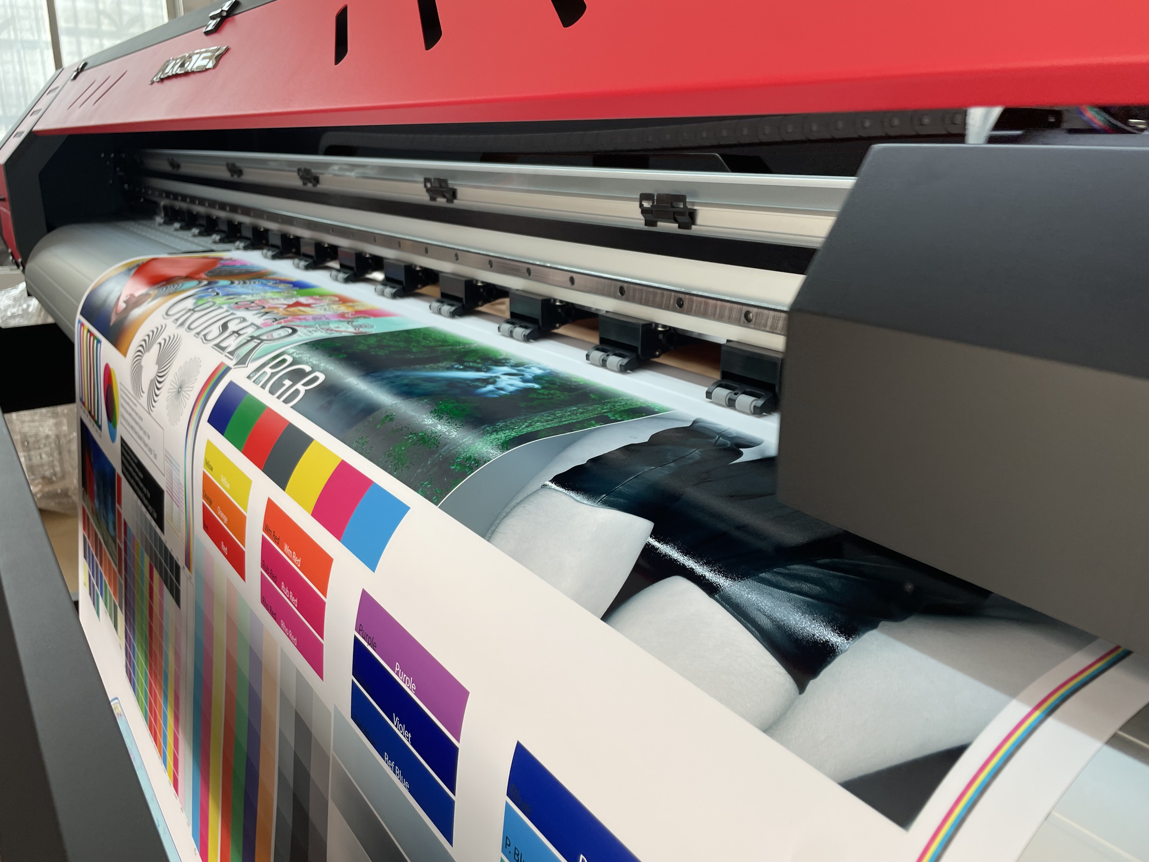 Crystek 1.8m eco solvent printer wallpaper flex banner digital printing machine factory price