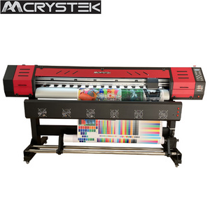 Crystek 1.8m eco solvent printer wallpaper flex banner digital printing machine factory price