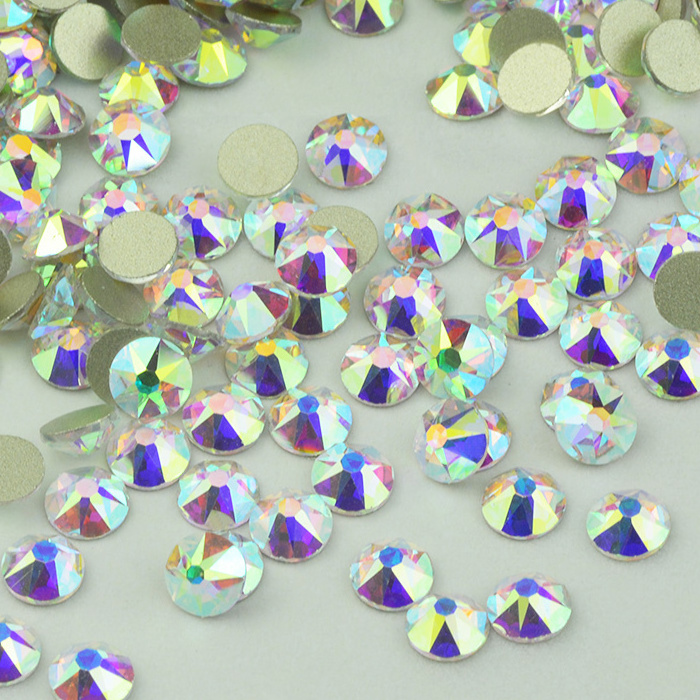 Free shipping flat back crystal AB nail art rhinestones,non hotfix flat back nail stones