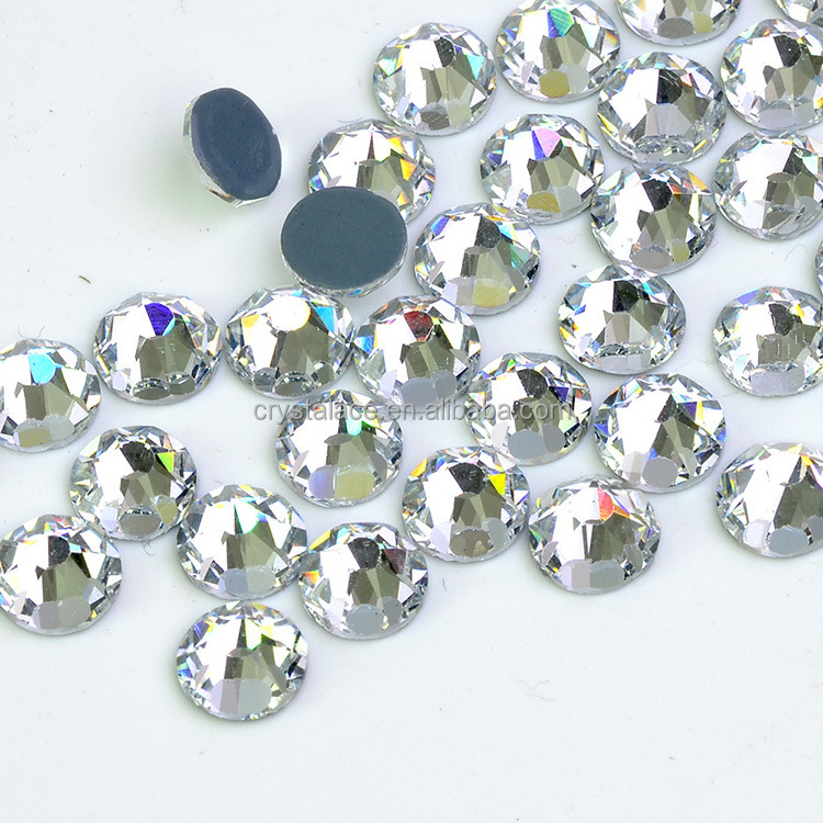 Best Quality Hotfix Crystals Rhinestones, Imitation Hotfix Strass, Flat Back Austria Crystal For Garment Design