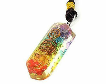 Export Quality Orgone Pipe  pendants with Chakra Layered Buy From Crystal Agate at Wholesale Price