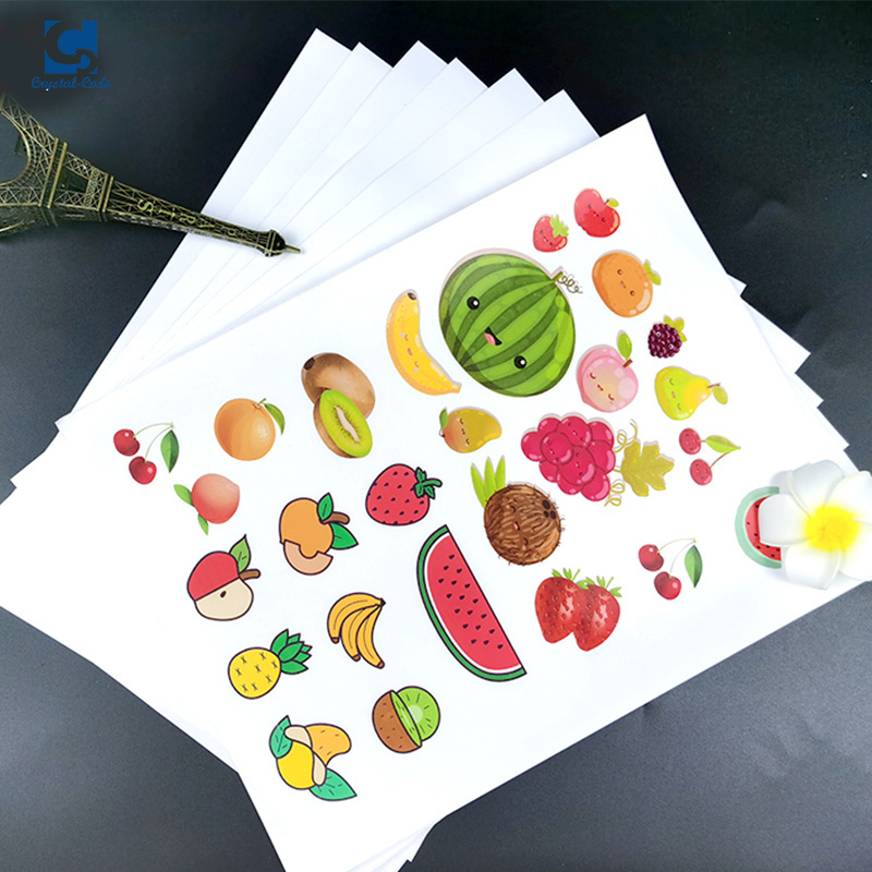 A4 Vinyl Inkjet Sheet Adhesive Printable Custom Gloss A6 A3 For Printer Waterproof Self Glossy Sticker Paper