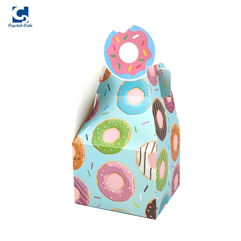 Paper Cake Candy Sushi Donut Packaging For Birthday Party Dessert Stand 9 Inch Apple Pie Solo Cup Holder Pastry Box