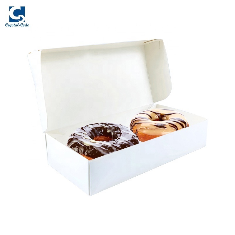 Paper Pastry Packaging For Printed Cardboard With Handle Gift Custom Small Luxury Food Drawer Bag Donut Box