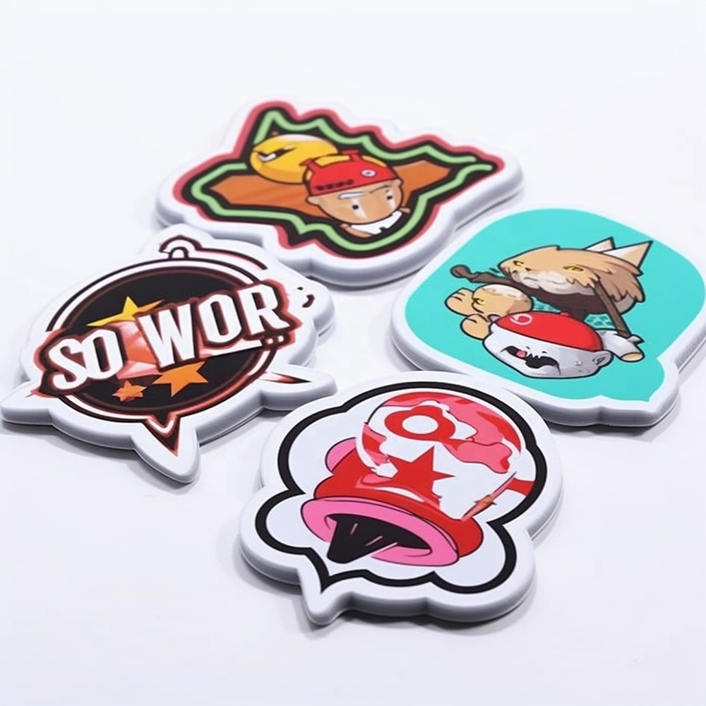 Wholesale Crystalcode Print Met Logo Holographic Kiss Sheet Product Sticker Label Custom Die Cut Vinyl Stickers For Cars