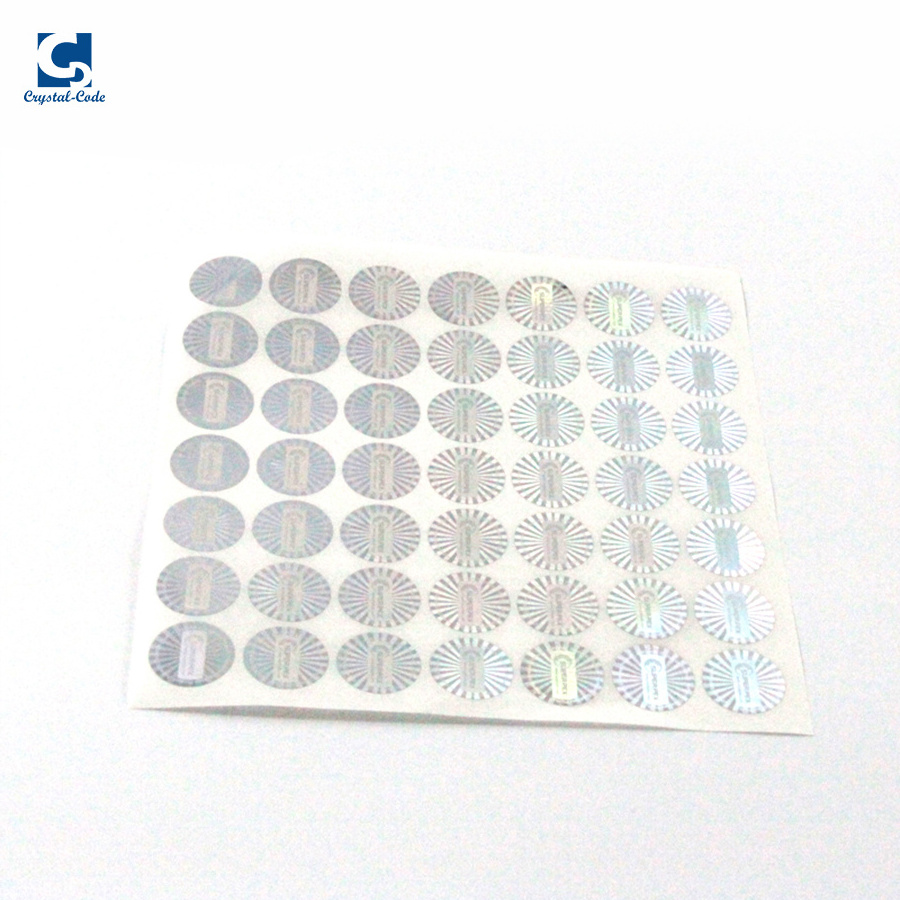 Label Stickers Transparent 10Ml Vial Garment Tampered Void Strip Roll Holographic Hologram Sticker