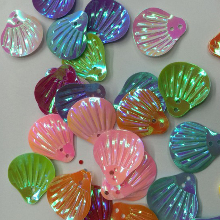 Wholesale Seashell Shape Loose Spangle Sequin Bulk Loose Sequin