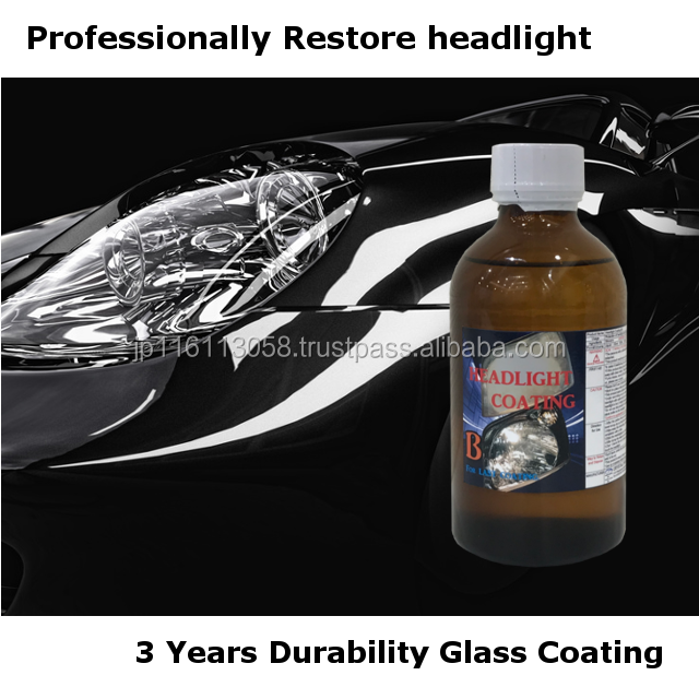 Car headlight nano glass coating hydrophobic liquid OEM available Car detailing Headlight protection