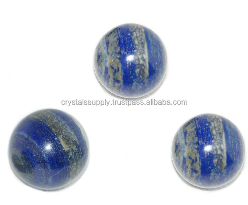 Lapis Lazuli Ball Chakra Healing Lapis Lazuli Spheres With Polish : Wholesale Spheres of Semi-precious Stones : Crystals Supply