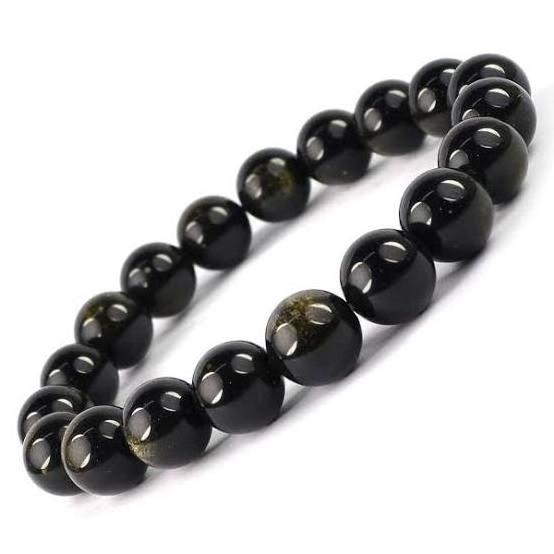 Top Quality Black Obsidian Bracelet For Women Wristband Custom Reiki Healing Yoga Beads Bracelet Buddha BB-005 Crystals Supply