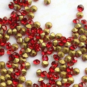 bling ss6 ss8 ss10  glass chaton stones  crystal point back rhinestone Manufacturer