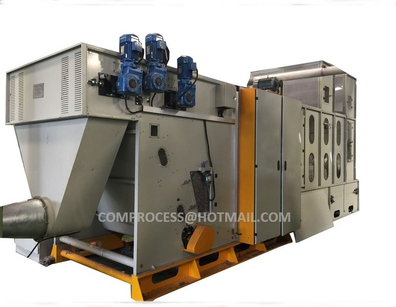 automatic weighing cotton fiber bale opener machine