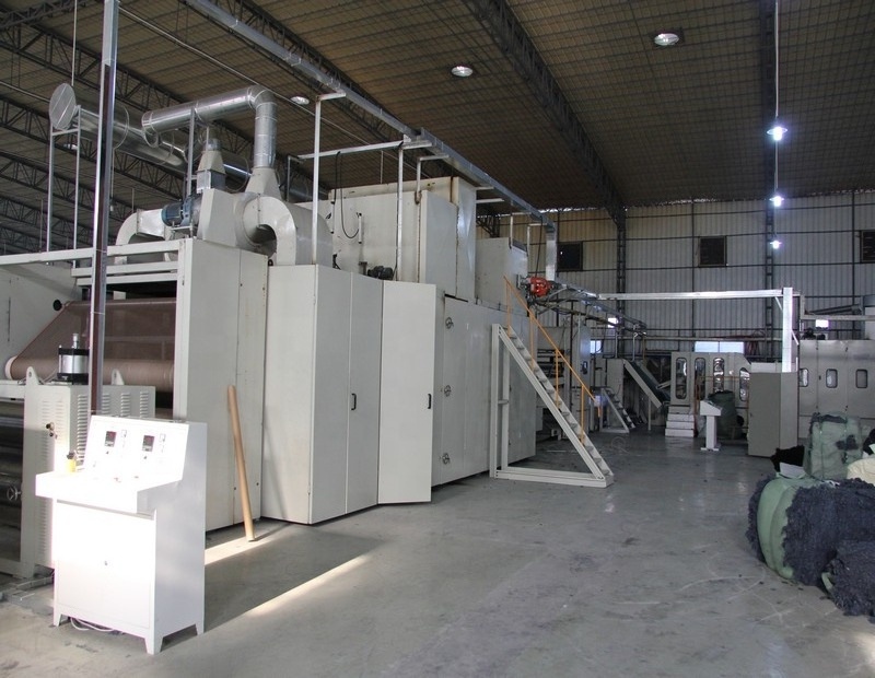 hometextile machine polyester quilt filling wadding production line