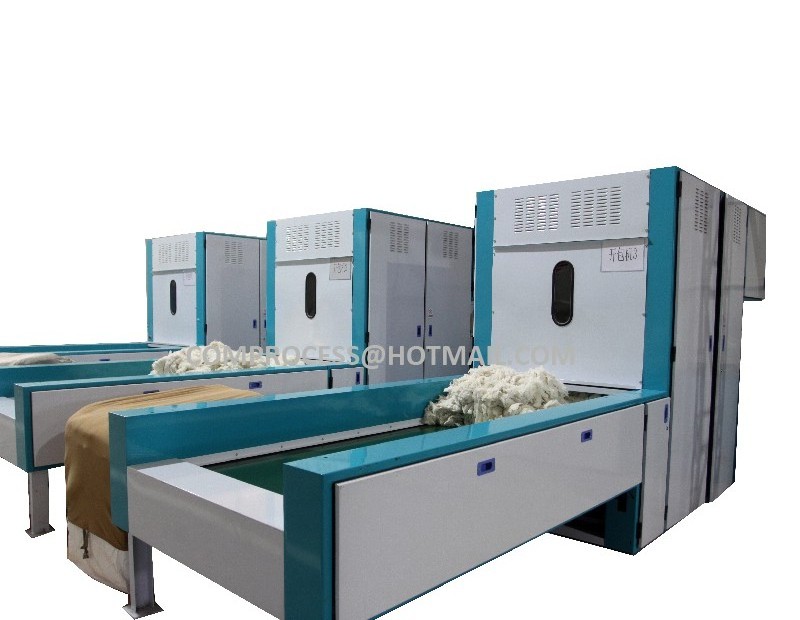 automatic weighing cotton fiber bale opener machine