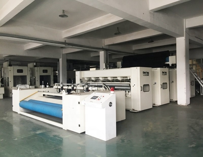 Nonwoven needle punching carbon fiber felt production line