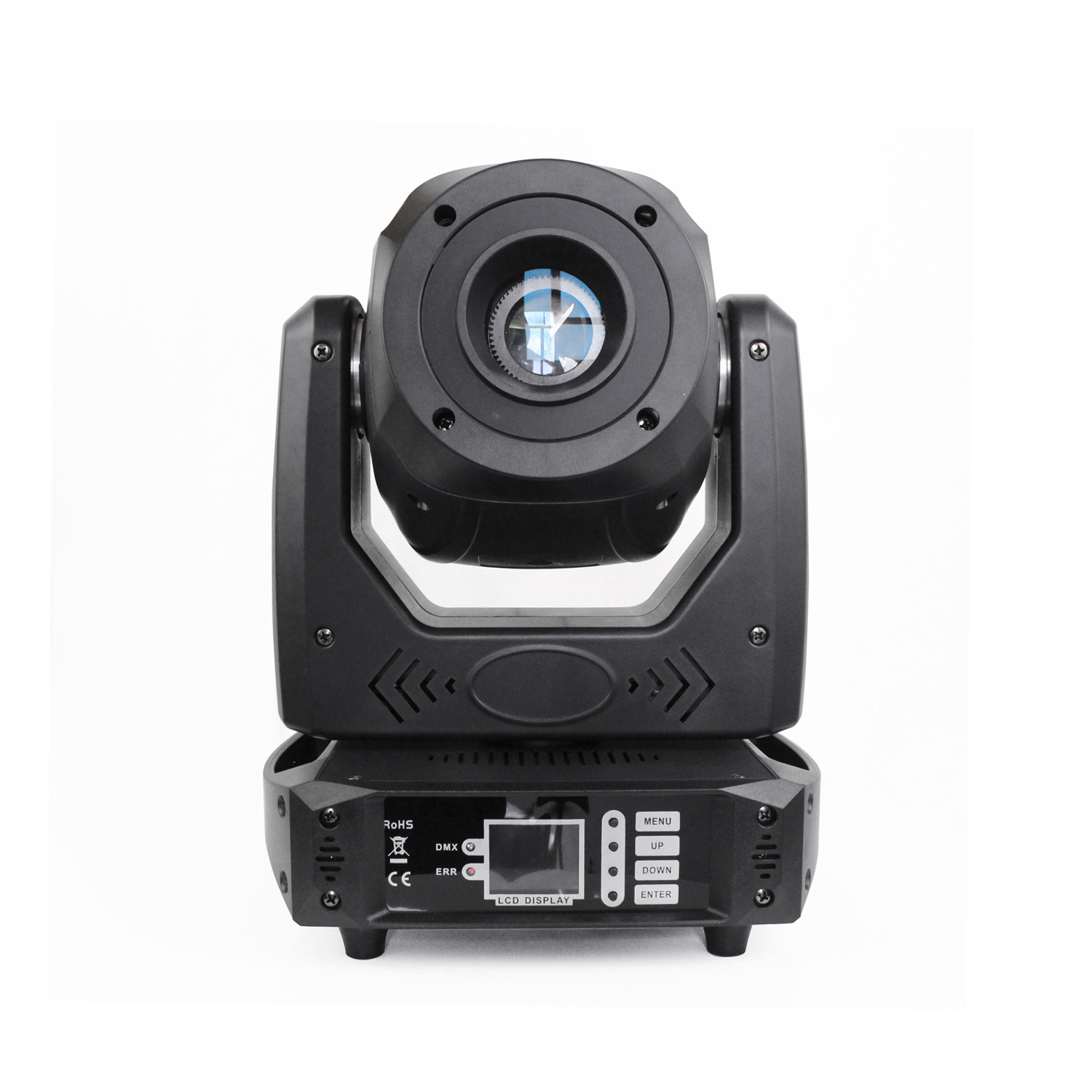 New LED 100W 3 Prisms Mini Spot DMX Moving Head Dj Lights with RGB 3 in1 Leds Ring