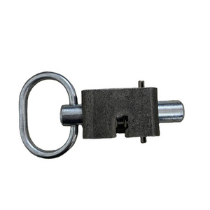 Truck Stainless Steel Sheet Metal Weld On Side Spring Latch Lock Assembly For Sliding Door