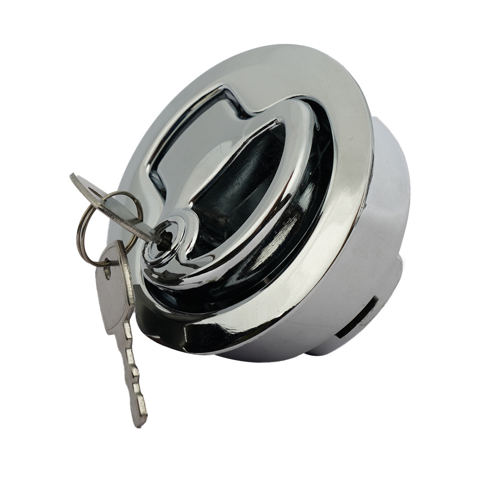 thumbnail image 2 of Large Marine Grade 316 Stainless Steel Flush Hatch Latch - Adjustable Locking Lift Handle For Boats 2 of 14