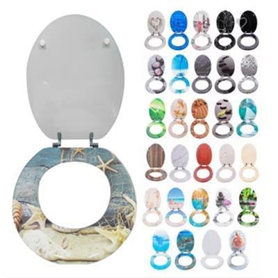 Grey color  toilet seat lid design free bowl stainless steel portable toilet soft closing toilet seat hinge factory for sale