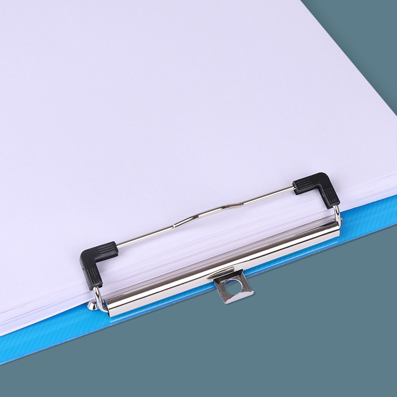 School Office Stationery A4 A5 A6 Plastic Transparent Clipboard Folder Metal Clip Writing Pad Writing Board Bills Menu Clipboard