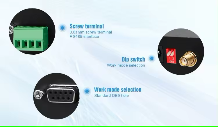 Hot selling good quality 915M LoRa E32-DTU(900L30) Long Range RS232 RS485 RF Wireless Transmitter Receiver