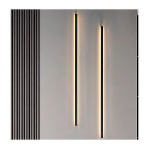 New Lighting Design 110V Modern  Aluminum PC Black White Indoor Bedroom LED Linear Wall Light