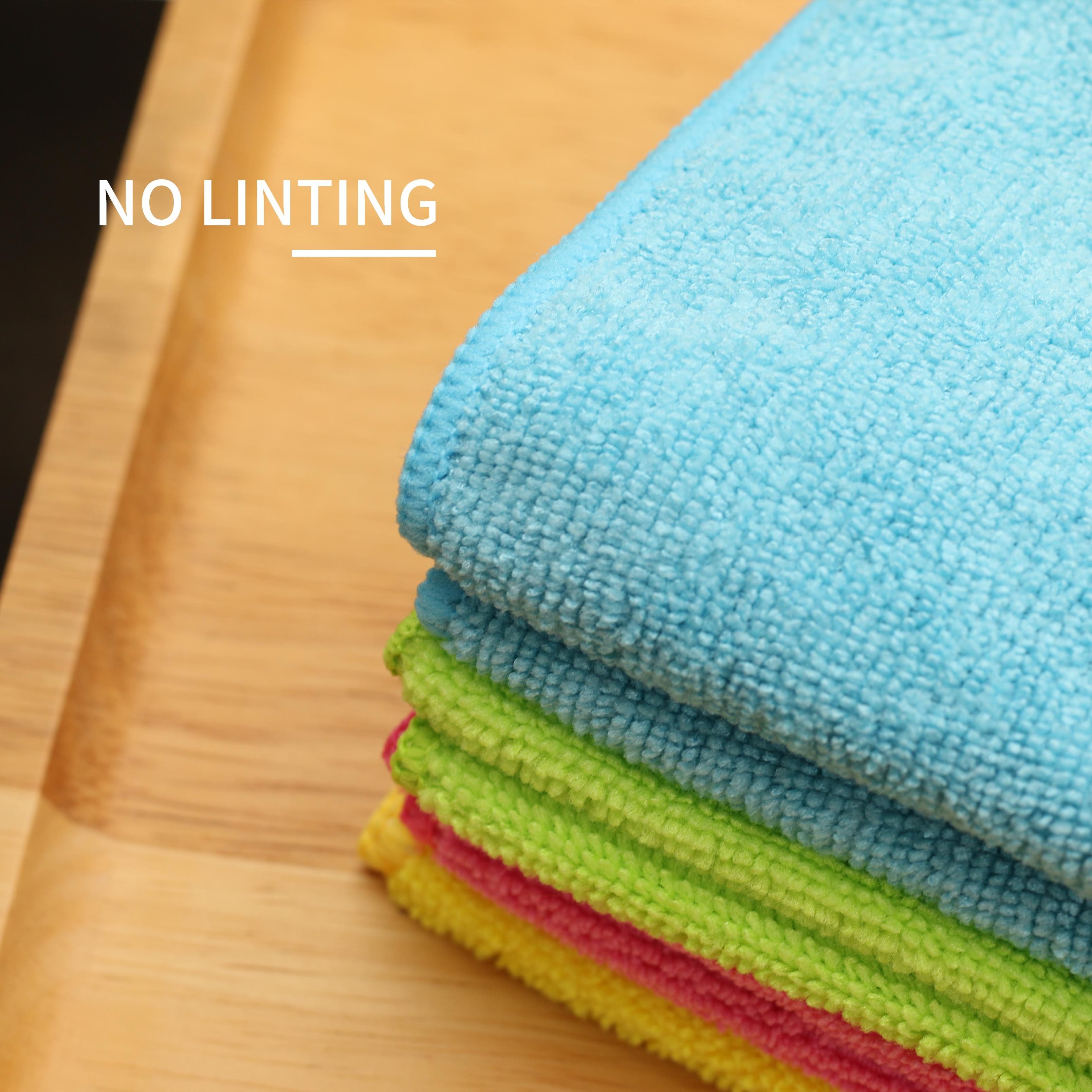 Soft Lint Free Kitchen Washing Towel Not Contaminated Oil Strong Water Absorbent Dish Rag Microfiber Cleaning Cloth