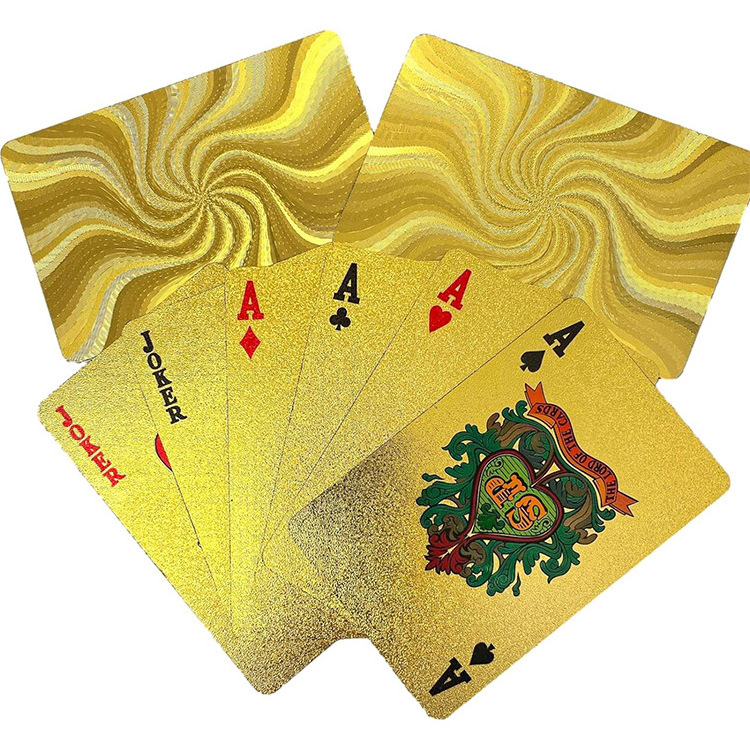 Custom Printed Italian Regional Playing Cards High Quality Metal Playing Cards With Lens