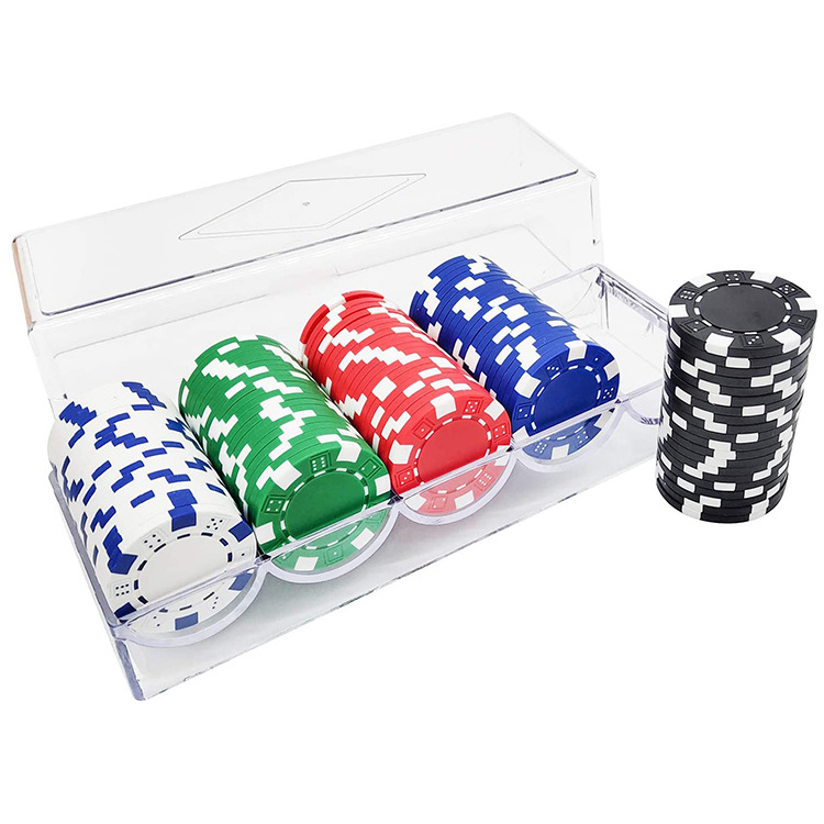 Custom plastic poker chips 14g  Clay Poker Chips With Poker Chip Case