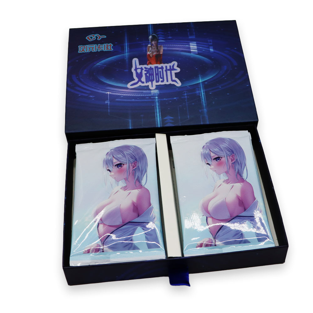 Professional Printing Collectible Cards Game SSR Card Custom Anime Sexual Foil Trading Cards Deck Box