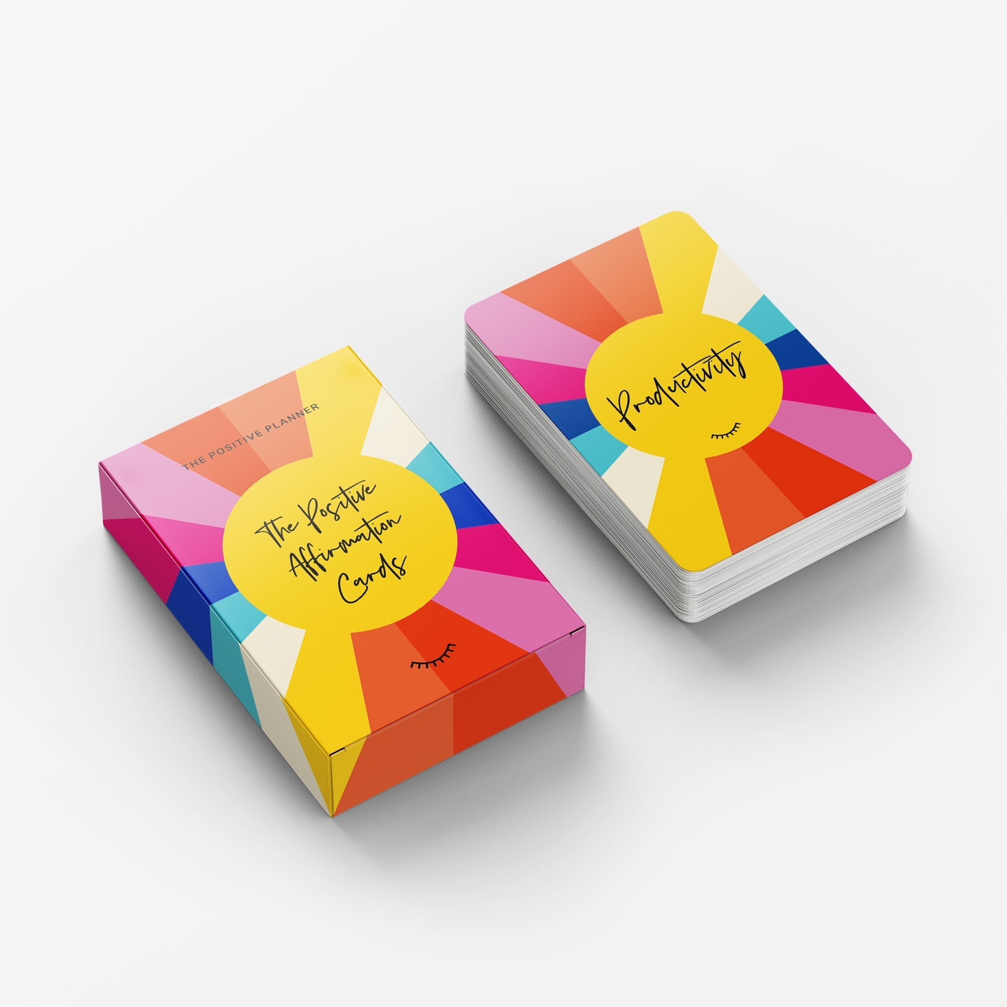 Custom Printing Women's Self-Love Affirmation Playing Cards Private Label Encouragement Card Game with Custom Box