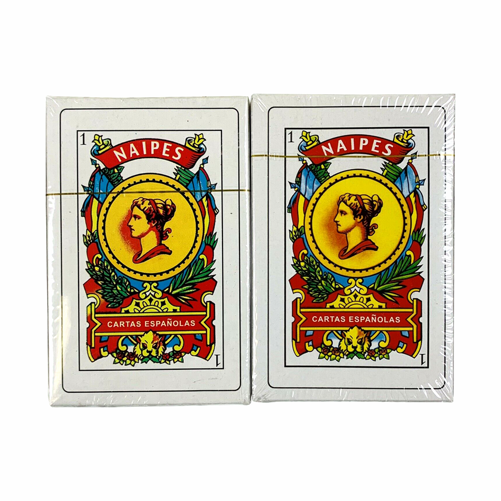 2 Decks Playing Cards Set High Quality Printed Custom Poker Spanish playing cards