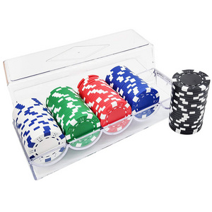 14G Oversized Poker Chips Ept Custom $100 $1000 Game Casino Clay Ceramics Poker Chips Manufacture