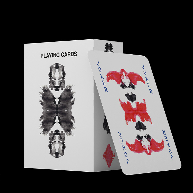 Custom Logo Waterproof Poker Cards Eco-friendly 100% PVC Plastic 54 Playing Cards