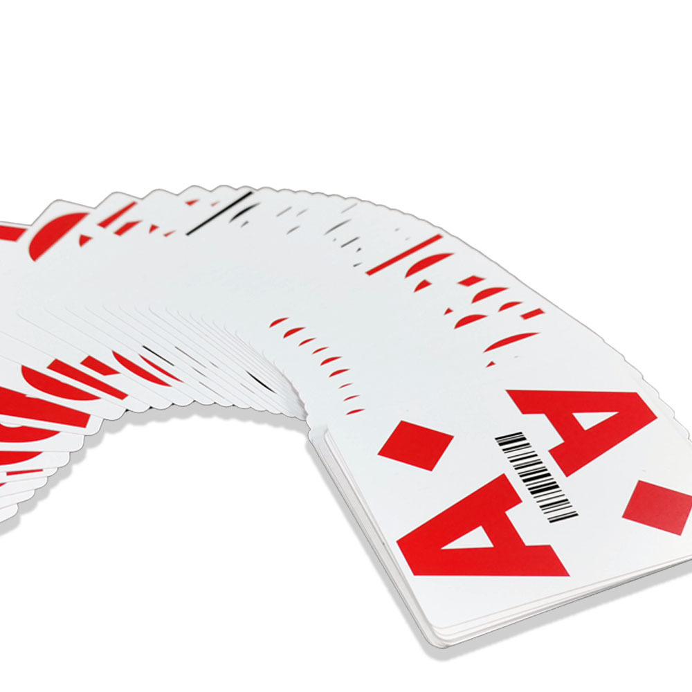 Custom Printable Water-Proof Playing Cards PVC Marked Casino Barcode Poker Cards