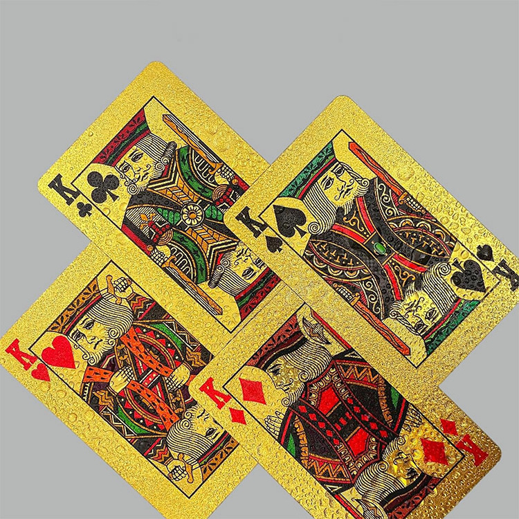 Custom Printed Italian Regional Playing Cards High Quality Metal Playing Cards With Lens