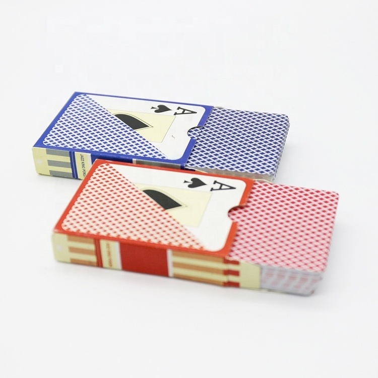 Low MOQ Casino Entertainment Texas Hold'em Playing Cards Sublimation Waterproof Pvc Poker Cards