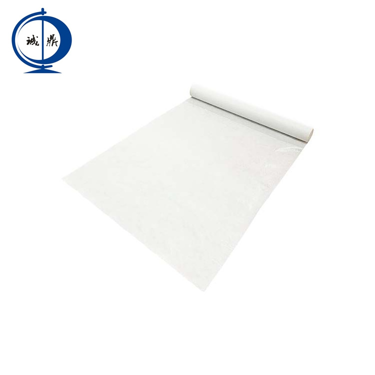 White Sticky Nonslip Carpet Glue Backing 100% Polyester Stair Cover Felt Sticky Non-Woven Fabric