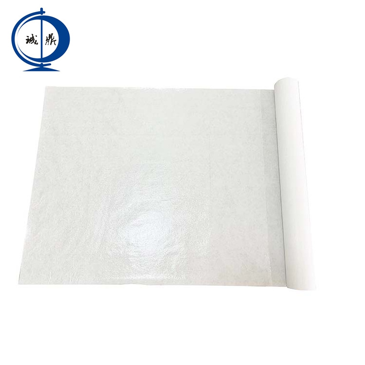 White Sticky Nonslip Carpet Glue Backing 100% Polyester Stair Cover Felt Sticky Non-Woven Fabric