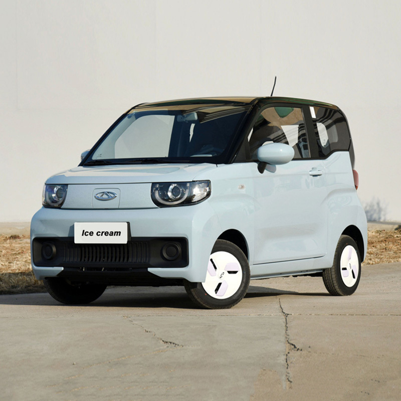 Cheapest EV Chery QQ Ice cream 2024 170km 4 Seats New Energy Mini Electric car for adult New and used Cars